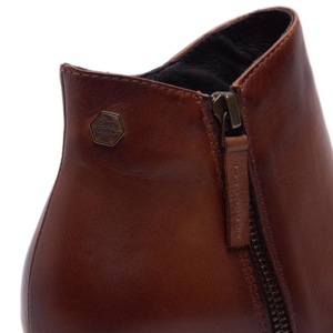 Carl Scarpa Kaya Tan Leather Ankle Boots